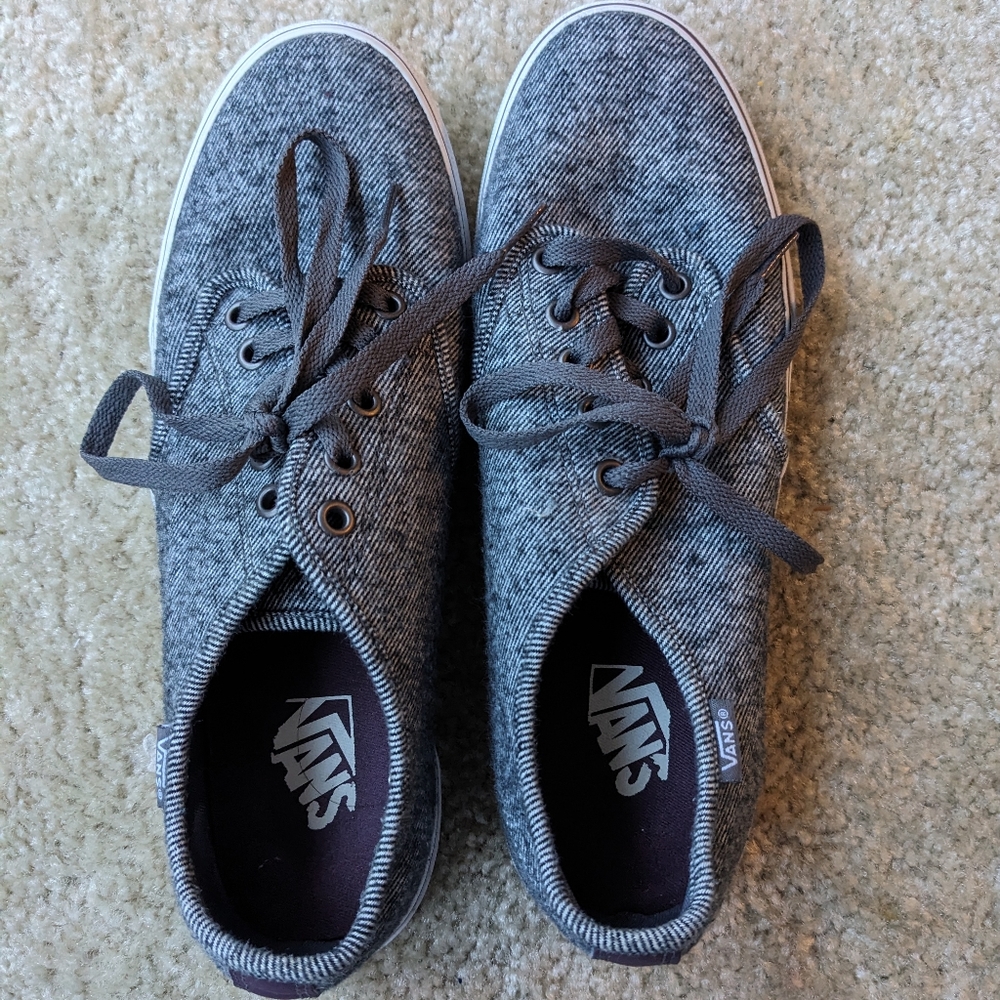 Vans Lace Up Women's 10 Tweed